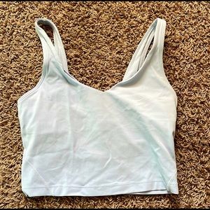 lululemon Align™ Cropped Tank Top - light blue - SIZE 4 - WORN ONCE